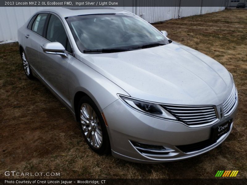 Ingot Silver / Light Dune 2013 Lincoln MKZ 2.0L EcoBoost FWD