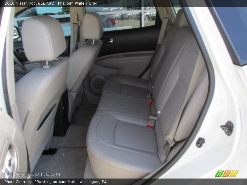 Phantom White / Gray 2010 Nissan Rogue SL AWD
