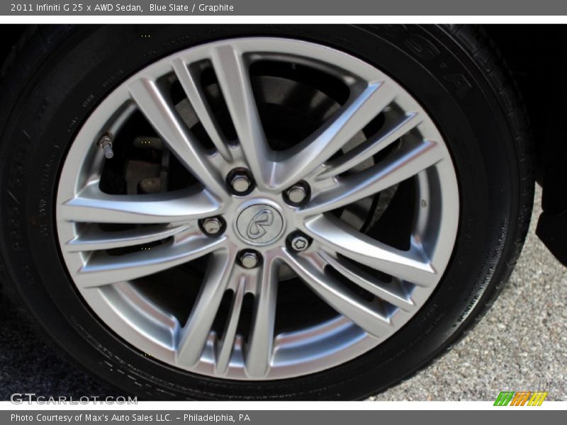 Blue Slate / Graphite 2011 Infiniti G 25 x AWD Sedan