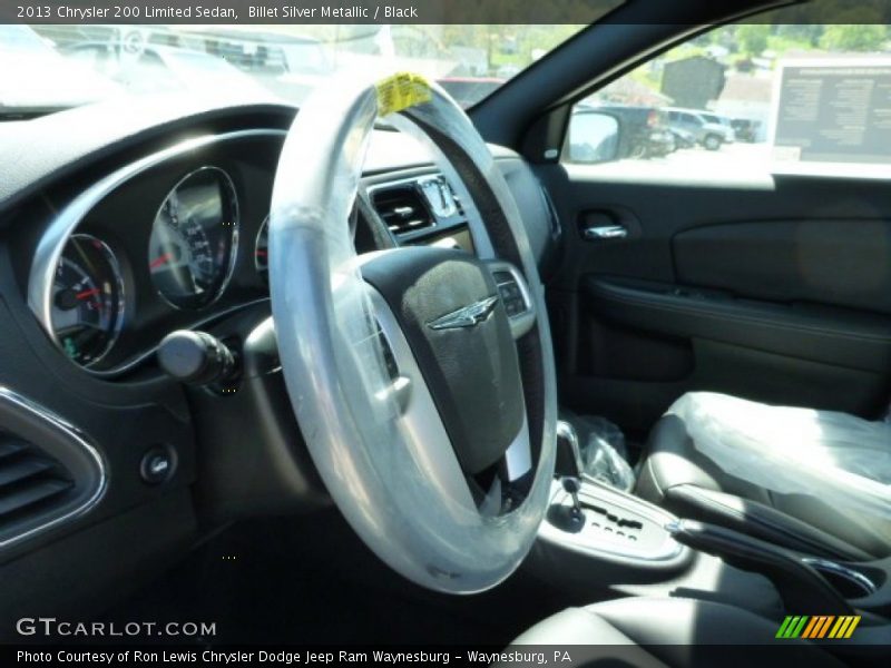 Billet Silver Metallic / Black 2013 Chrysler 200 Limited Sedan