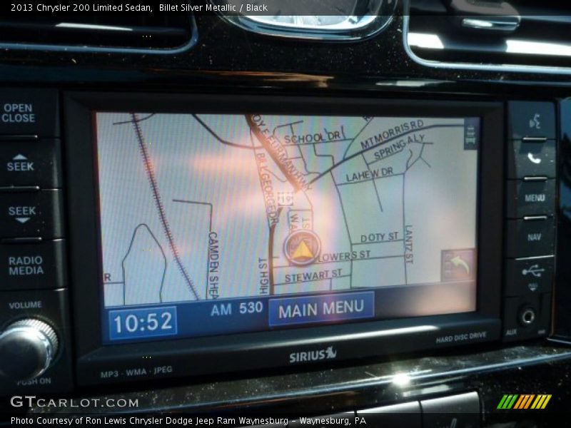 Billet Silver Metallic / Black 2013 Chrysler 200 Limited Sedan