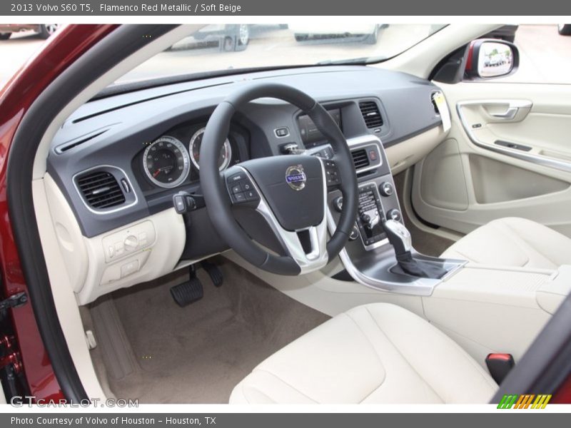  2013 S60 T5 Soft Beige Interior