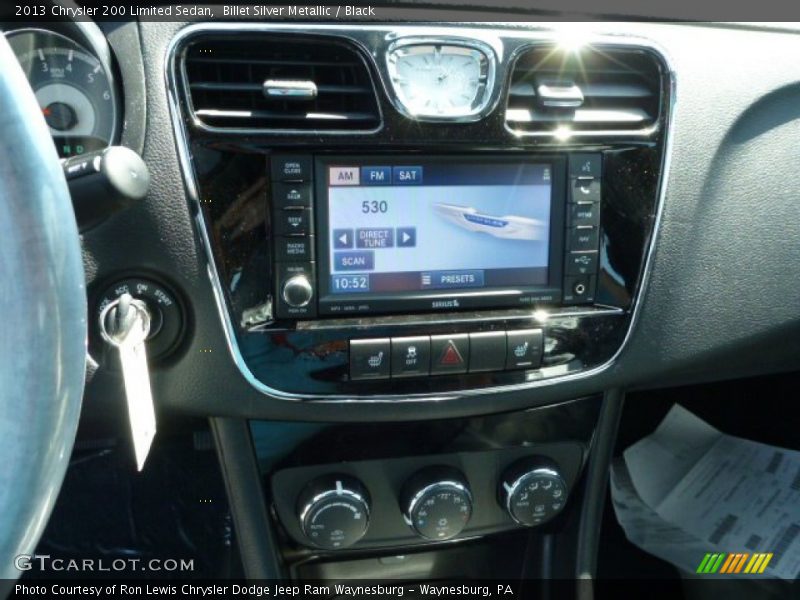 Billet Silver Metallic / Black 2013 Chrysler 200 Limited Sedan