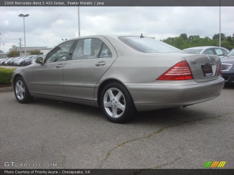 Pewter Metallic / Java 2006 Mercedes-Benz S 430 Sedan