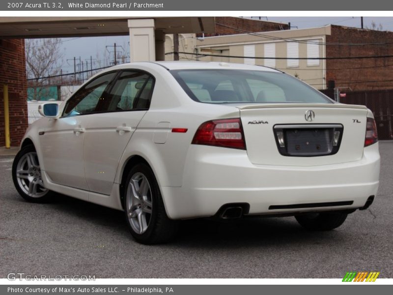 White Diamond Pearl / Parchment 2007 Acura TL 3.2