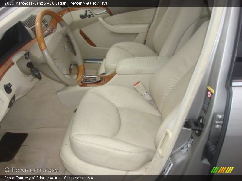  2006 S 430 Sedan Java Interior