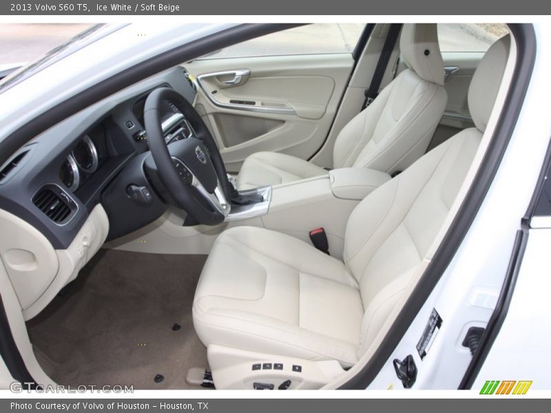  2013 S60 T5 Soft Beige Interior
