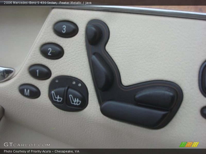Controls of 2006 S 430 Sedan