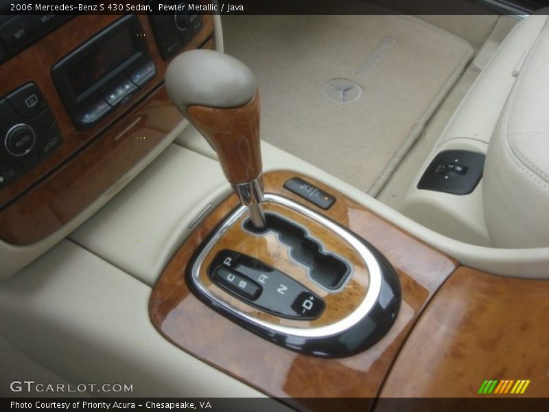  2006 S 430 Sedan 7 Speed Automatic Shifter