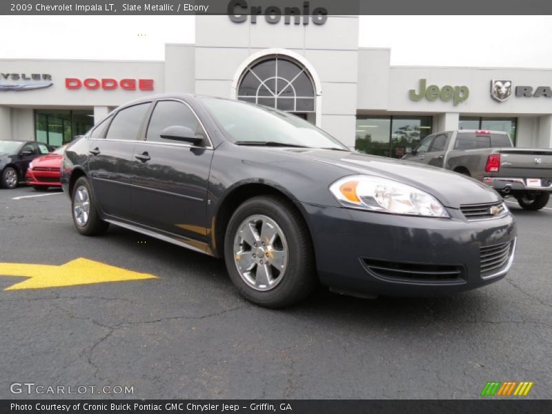 Slate Metallic / Ebony 2009 Chevrolet Impala LT