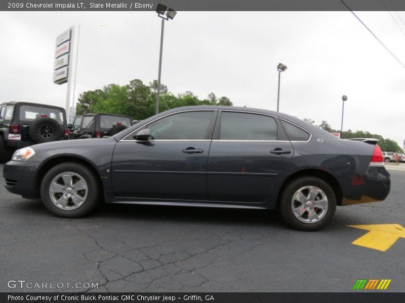 Slate Metallic / Ebony 2009 Chevrolet Impala LT