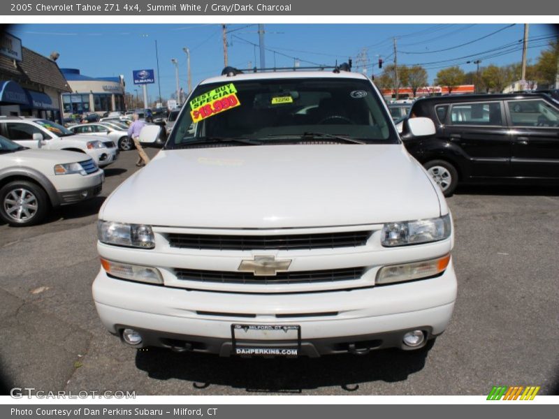 Summit White / Gray/Dark Charcoal 2005 Chevrolet Tahoe Z71 4x4