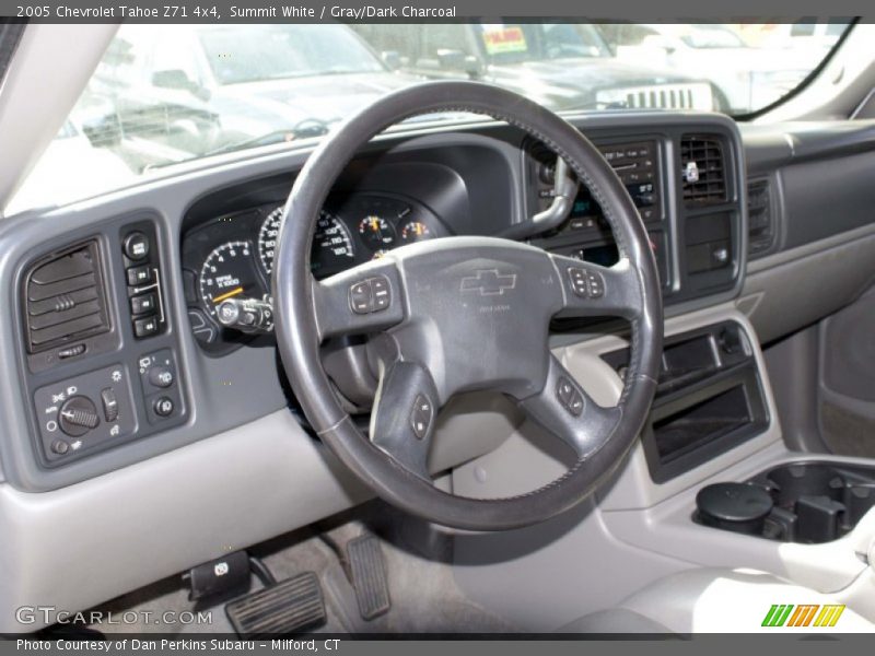 Summit White / Gray/Dark Charcoal 2005 Chevrolet Tahoe Z71 4x4