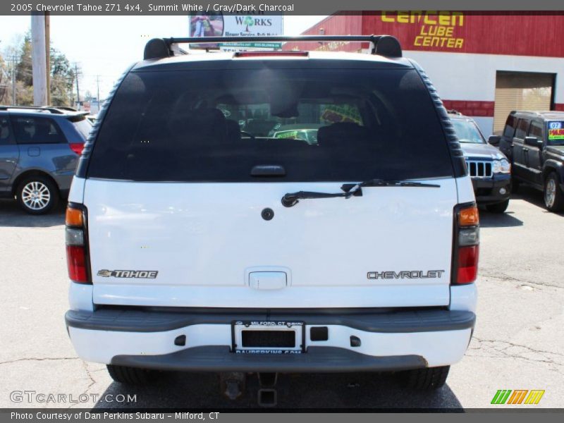 Summit White / Gray/Dark Charcoal 2005 Chevrolet Tahoe Z71 4x4