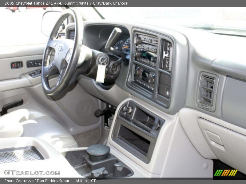 Summit White / Gray/Dark Charcoal 2005 Chevrolet Tahoe Z71 4x4