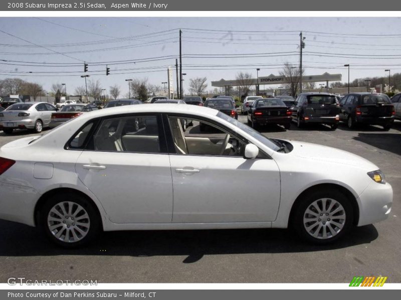 Aspen White / Ivory 2008 Subaru Impreza 2.5i Sedan