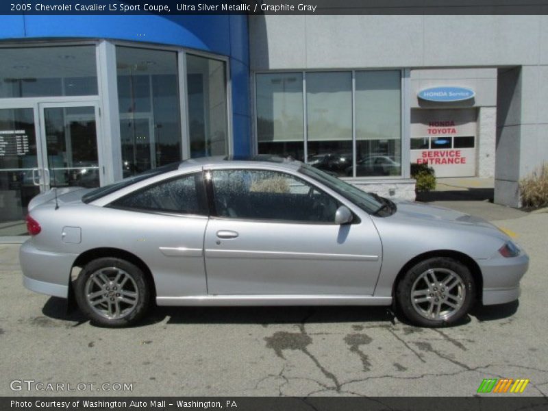 Ultra Silver Metallic / Graphite Gray 2005 Chevrolet Cavalier LS Sport Coupe