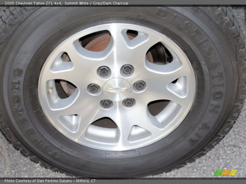 Summit White / Gray/Dark Charcoal 2005 Chevrolet Tahoe Z71 4x4