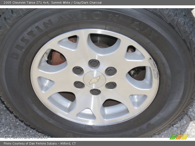 Summit White / Gray/Dark Charcoal 2005 Chevrolet Tahoe Z71 4x4