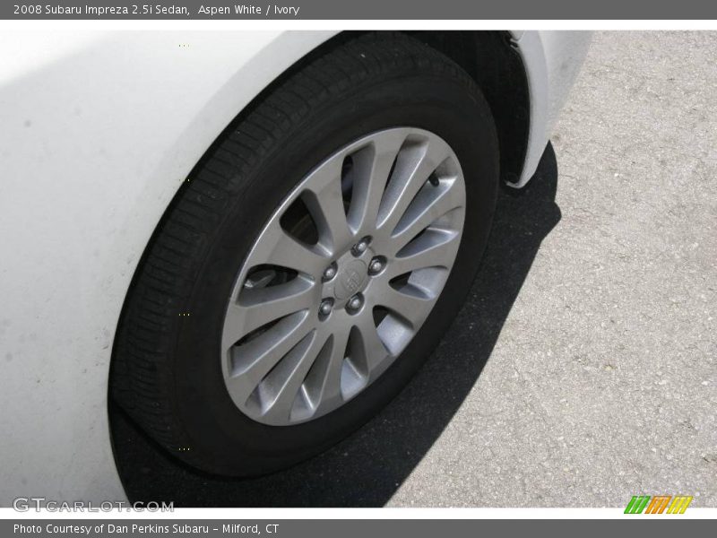 Aspen White / Ivory 2008 Subaru Impreza 2.5i Sedan