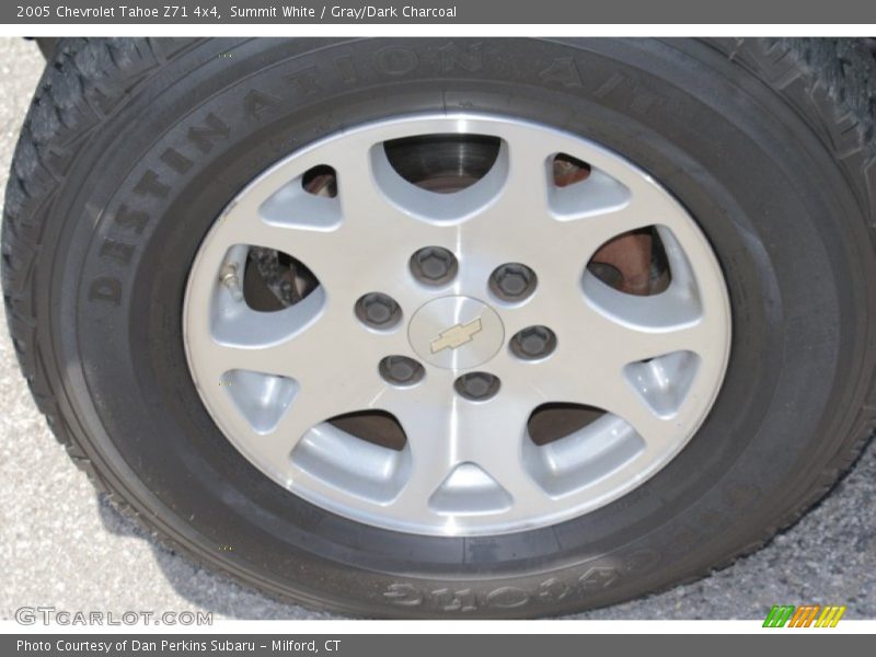 Summit White / Gray/Dark Charcoal 2005 Chevrolet Tahoe Z71 4x4