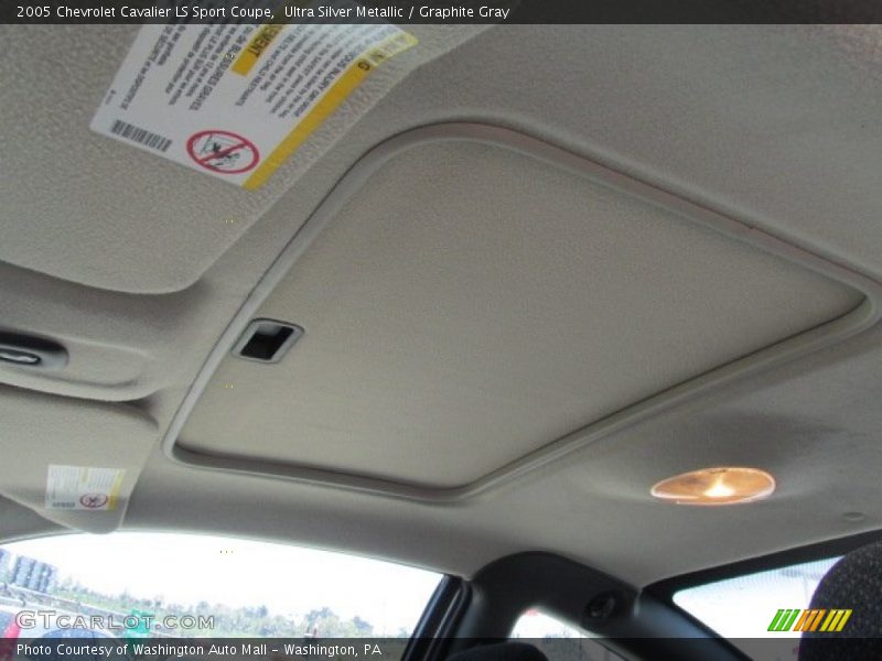Ultra Silver Metallic / Graphite Gray 2005 Chevrolet Cavalier LS Sport Coupe