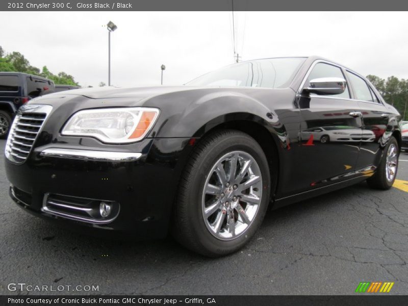 Gloss Black / Black 2012 Chrysler 300 C