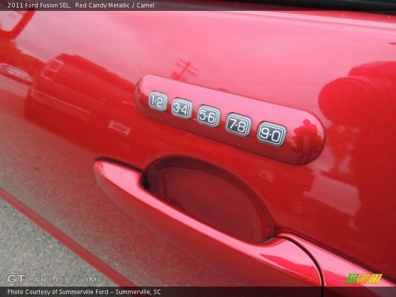 Red Candy Metallic / Camel 2011 Ford Fusion SEL