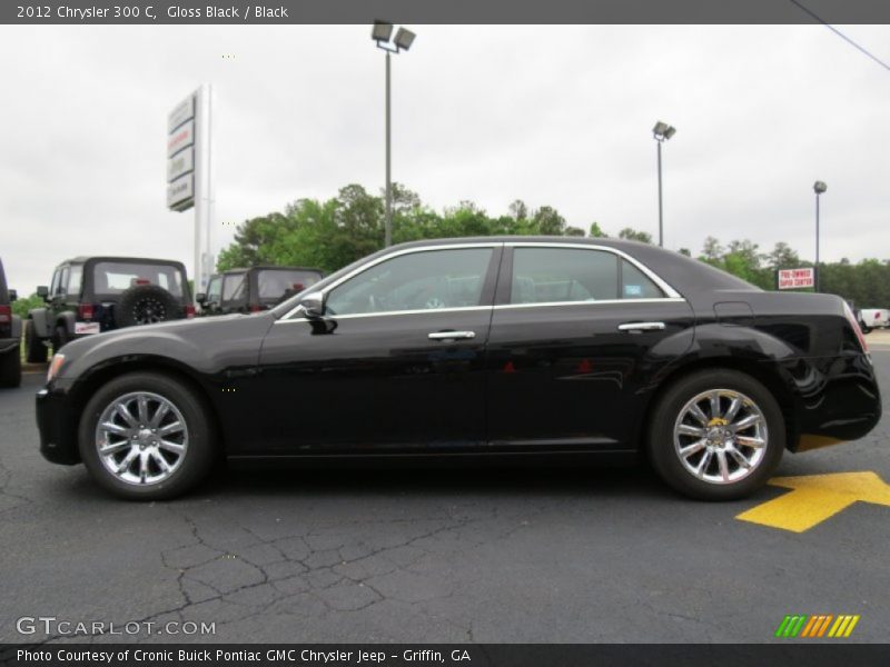 Gloss Black / Black 2012 Chrysler 300 C