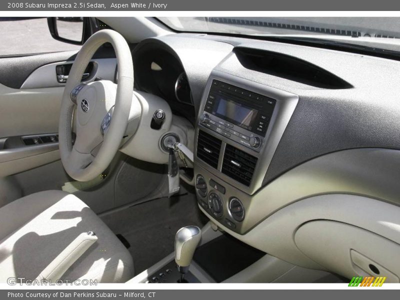 Aspen White / Ivory 2008 Subaru Impreza 2.5i Sedan
