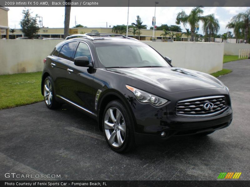 Black Obsidian / Graphite 2009 Infiniti FX 50 AWD