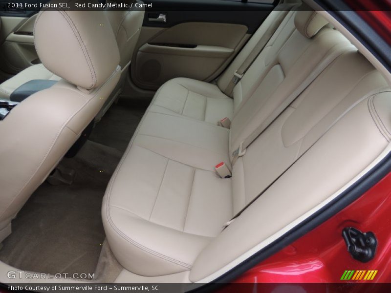 Red Candy Metallic / Camel 2011 Ford Fusion SEL