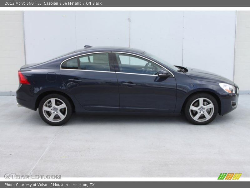 Caspian Blue Metallic / Off Black 2013 Volvo S60 T5