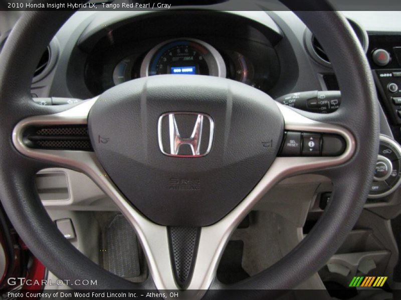 Tango Red Pearl / Gray 2010 Honda Insight Hybrid LX