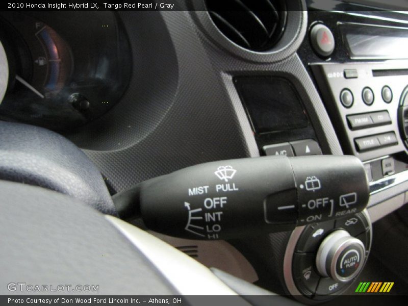 Tango Red Pearl / Gray 2010 Honda Insight Hybrid LX