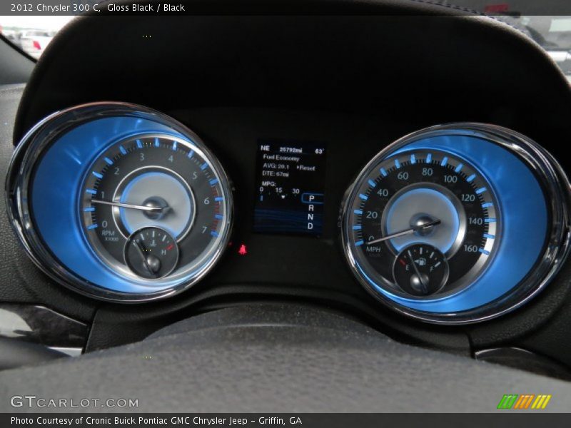 Gloss Black / Black 2012 Chrysler 300 C