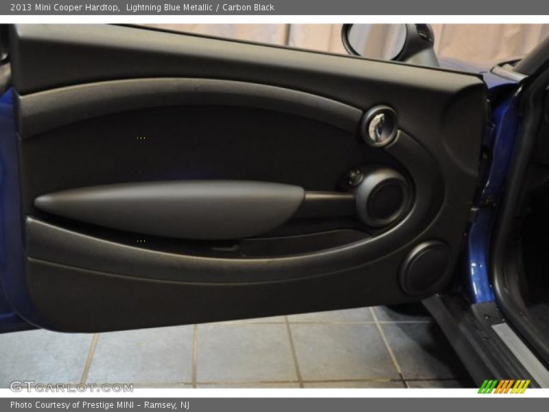Lightning Blue Metallic / Carbon Black 2013 Mini Cooper Hardtop