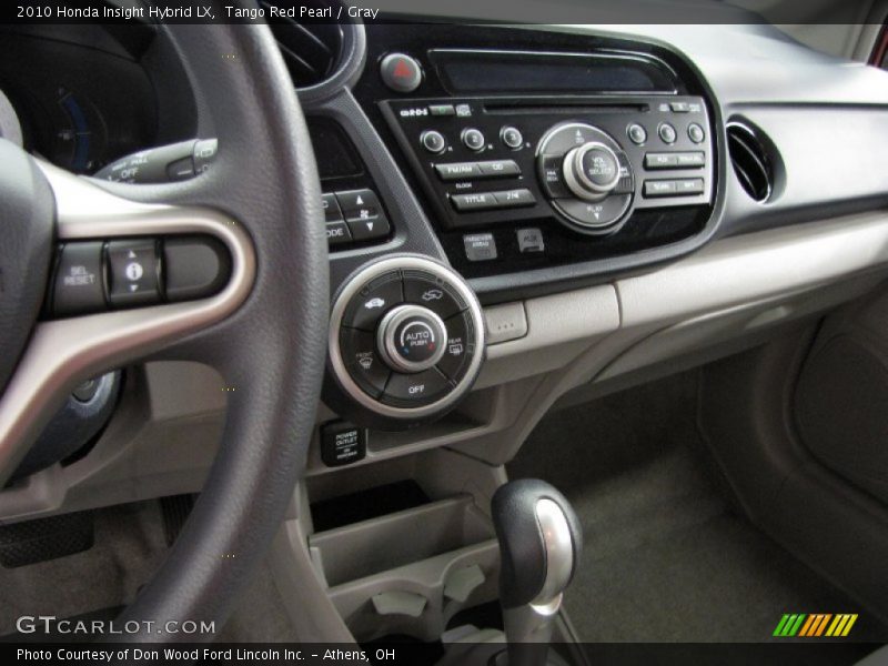 Tango Red Pearl / Gray 2010 Honda Insight Hybrid LX