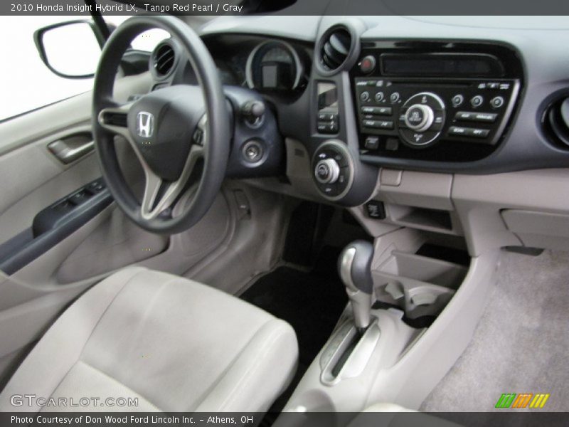 Tango Red Pearl / Gray 2010 Honda Insight Hybrid LX