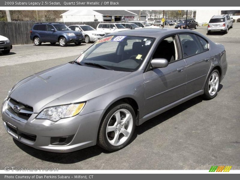 Quartz Silver Metallic / Off Black 2009 Subaru Legacy 2.5i Sedan