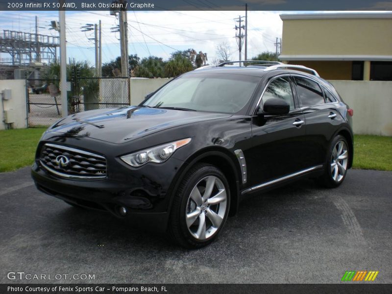 Black Obsidian / Graphite 2009 Infiniti FX 50 AWD