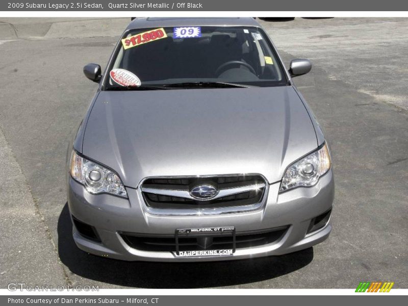 Quartz Silver Metallic / Off Black 2009 Subaru Legacy 2.5i Sedan