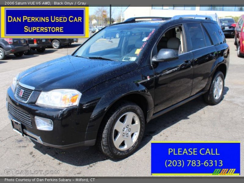 Black Onyx / Gray 2006 Saturn VUE V6 AWD