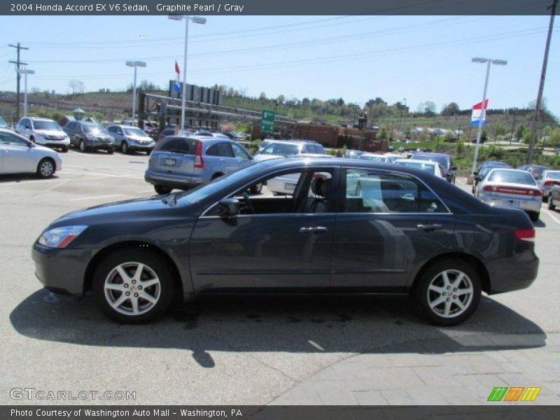 Graphite Pearl / Gray 2004 Honda Accord EX V6 Sedan