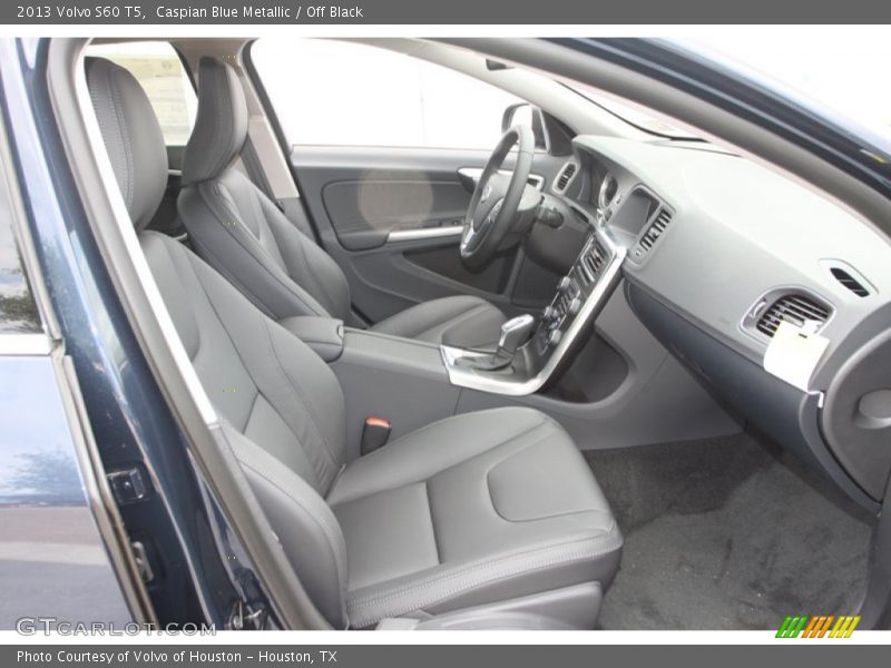 Caspian Blue Metallic / Off Black 2013 Volvo S60 T5