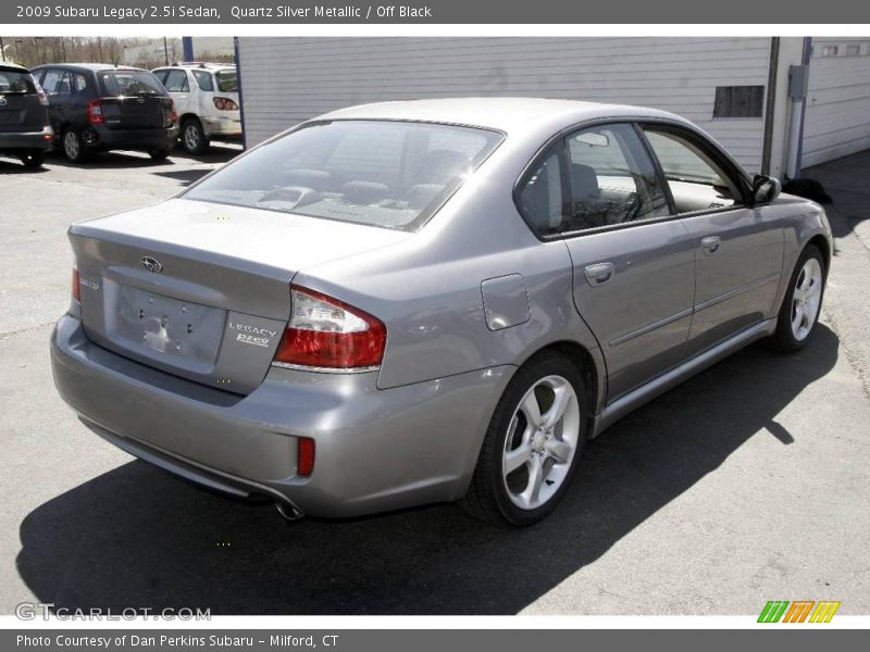 Quartz Silver Metallic / Off Black 2009 Subaru Legacy 2.5i Sedan