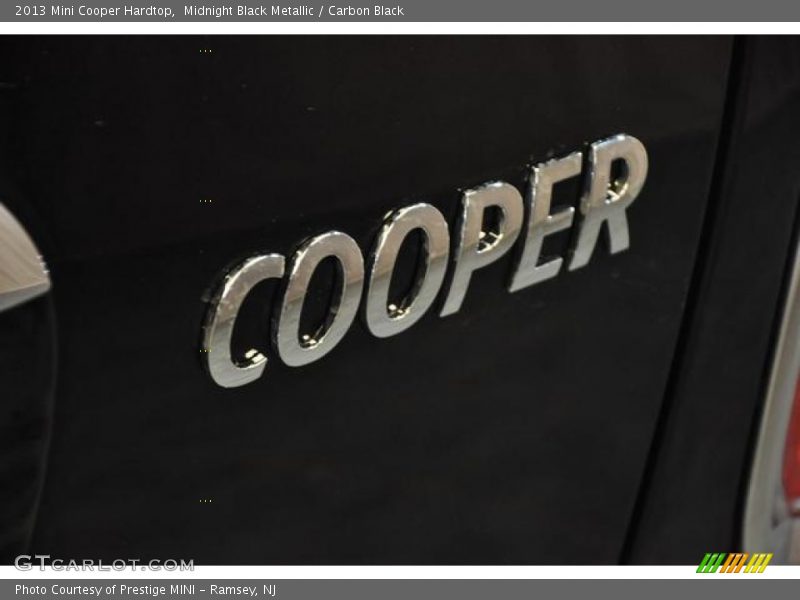 Midnight Black Metallic / Carbon Black 2013 Mini Cooper Hardtop