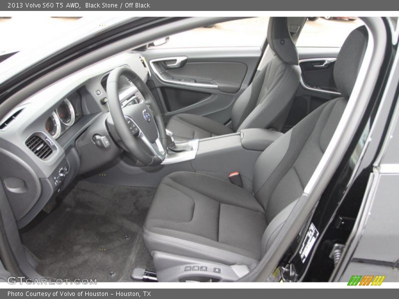 Front Seat of 2013 S60 T5 AWD