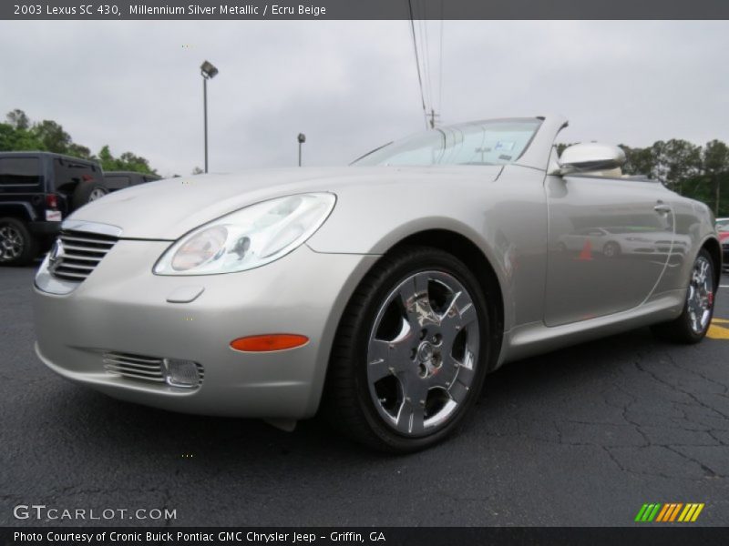 Millennium Silver Metallic / Ecru Beige 2003 Lexus SC 430