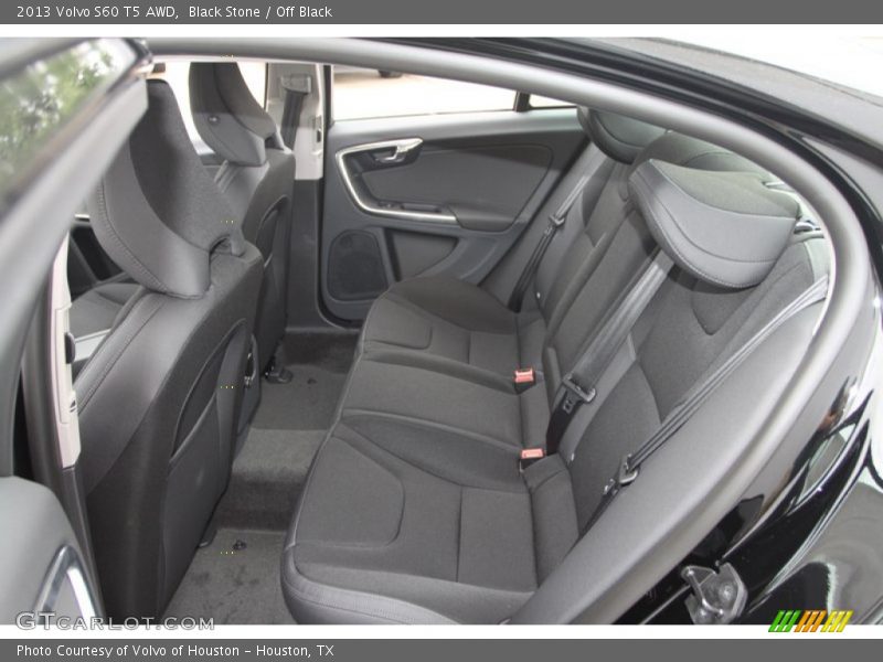 Rear Seat of 2013 S60 T5 AWD